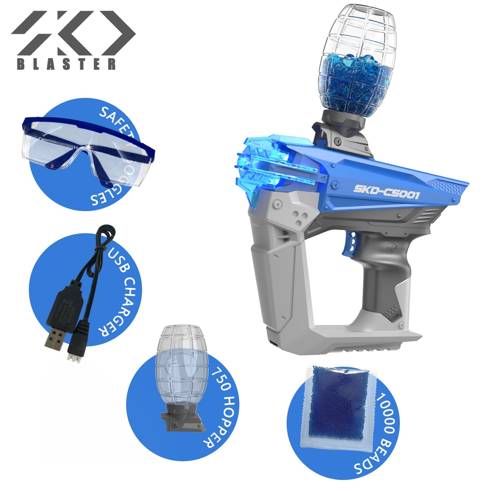 Gel Blaster SKD CS001 - Blå