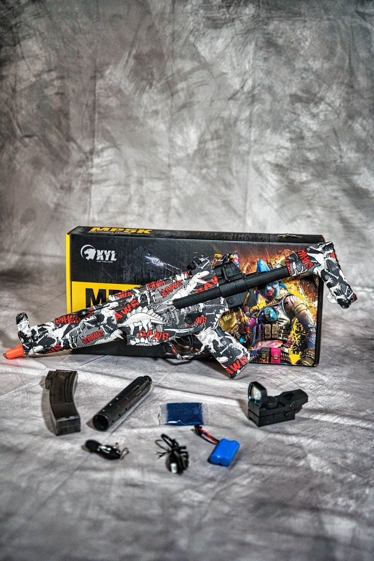 Gel Blaster MP5A - Red Dino