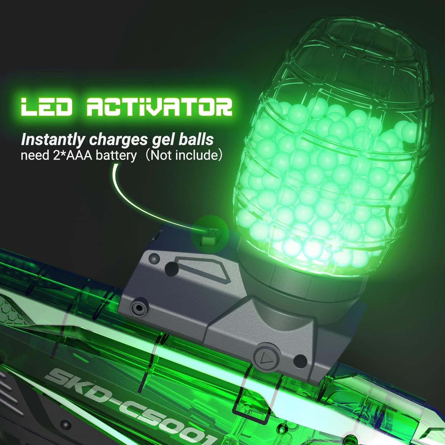 Gel Blaster SKD Lighting UV - Grøn