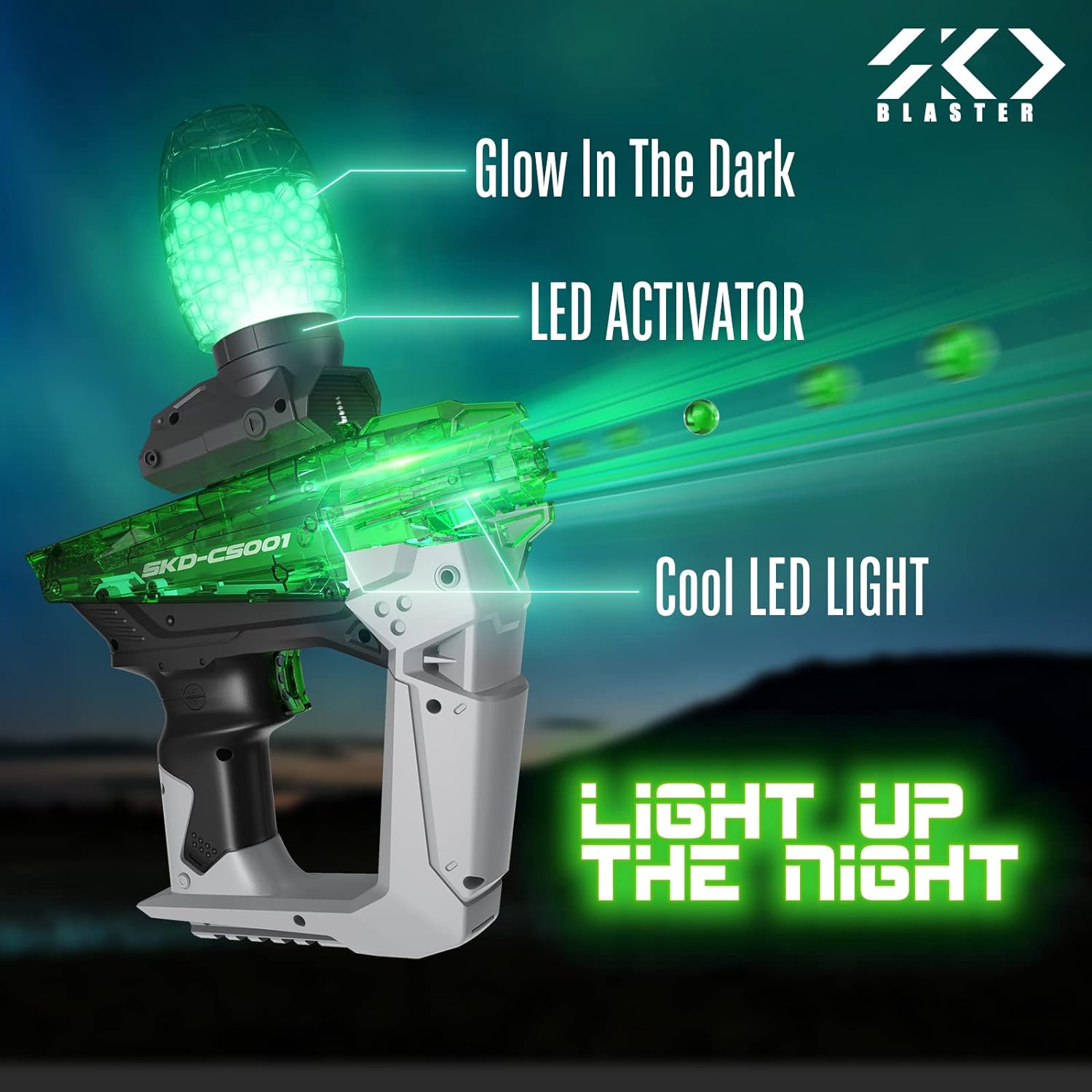 Gel Blaster SKD Lighting UV - Grøn