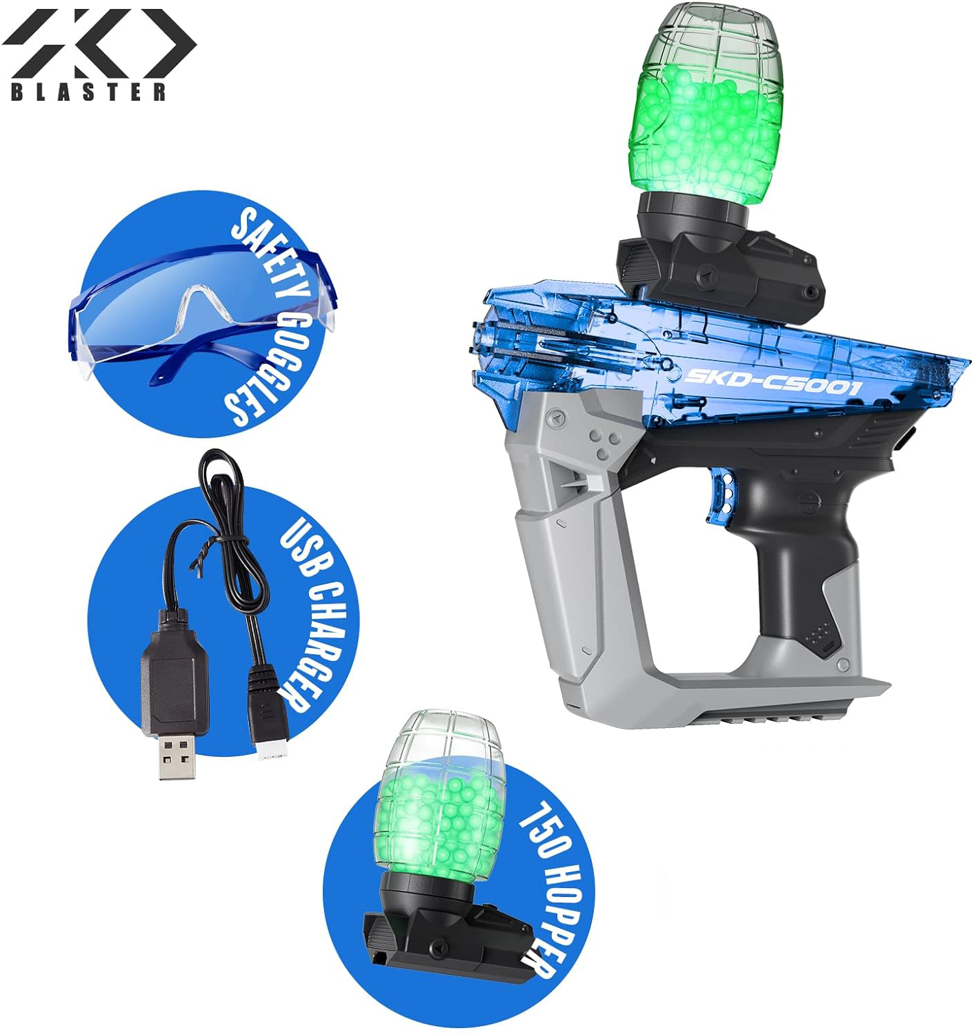 Gel Blaster SKD Lighting UV - Blå